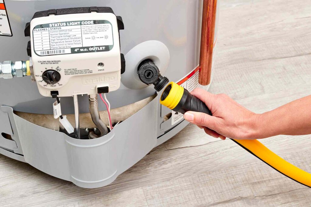 How to Flush Hot Water Tank